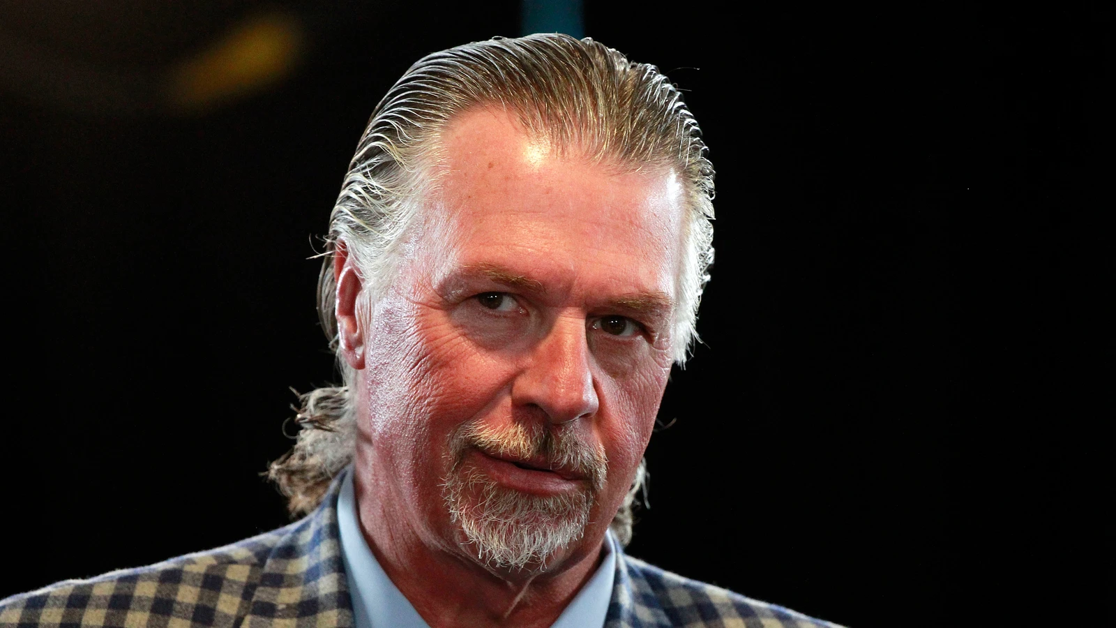 ESPN commentator and former NHL player Barry Melrose attends media day before the 2015 Stanley Cup Final at Amalie Arena in Tampa. File photo from June 2, 2015.