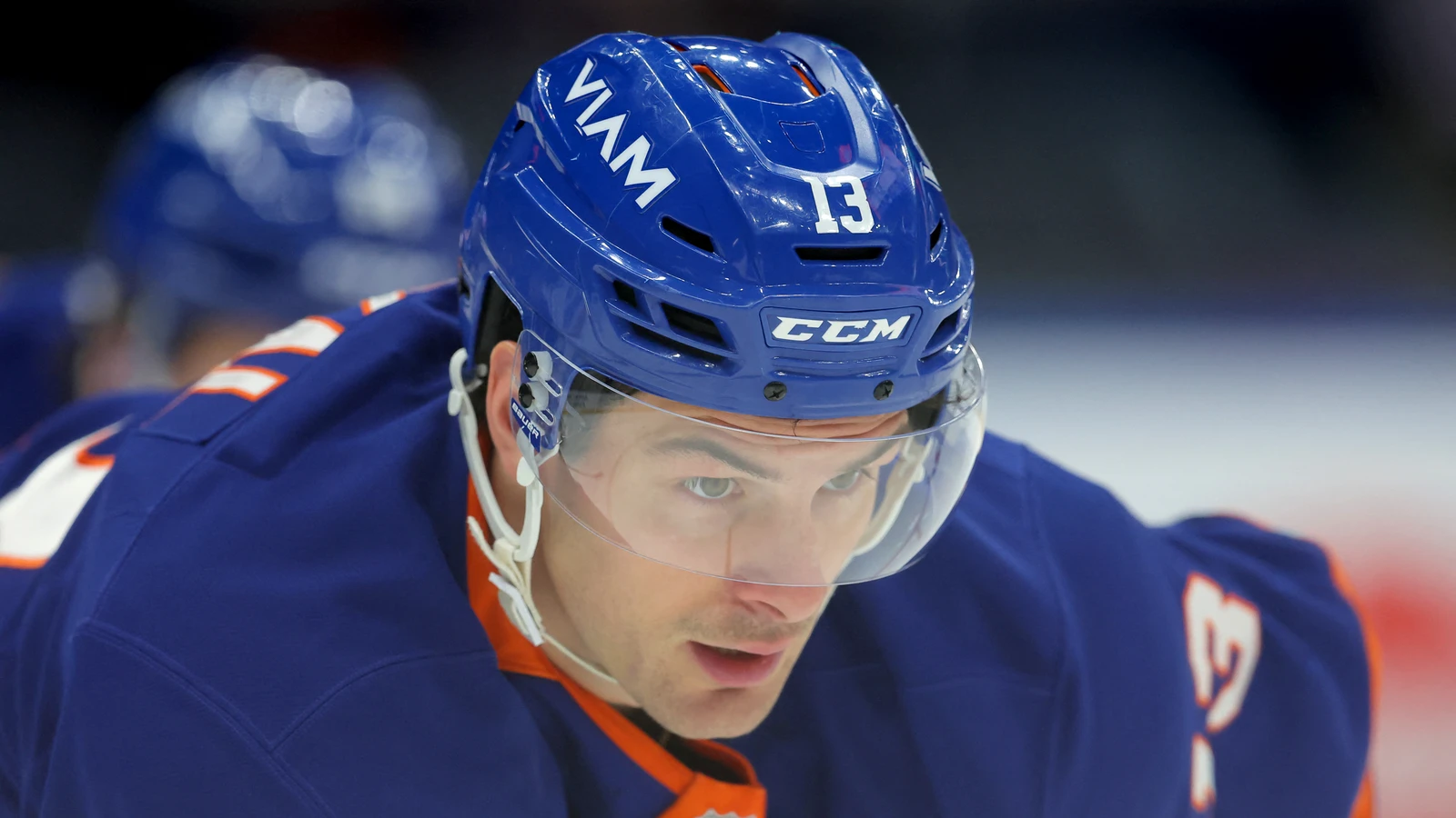 File photo: New York Islanders centre Mathew Barzal skates against Florida at UBS Arena in Elmont, New York, on March 28, 2026.