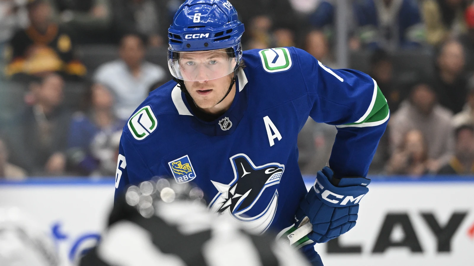 File photo: Vancouver Canucks winger Brock Boeser skates during a pre-season game against Seattle on Sept. 26, 2026.