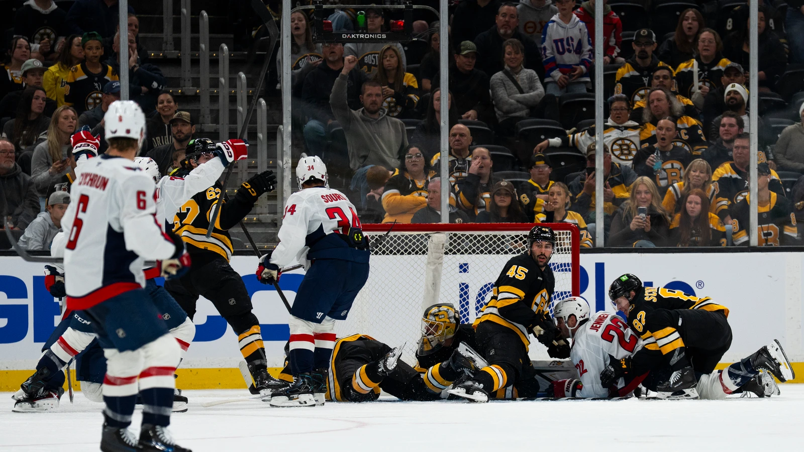 File photo: Washington Capitals left wing Ivan Miroshnichenko scores during a preseason game against the Boston Bruins at TD Garden on Sept. 20, 2026.