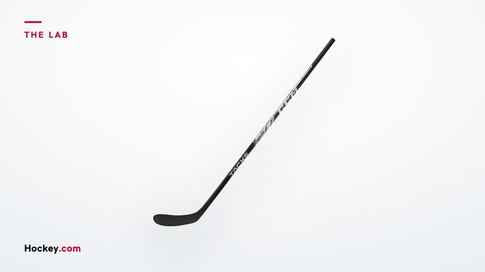 CCM Tacks XF 70 Intermediate hockey stick, official CCM product photograph on a The Lab cover.