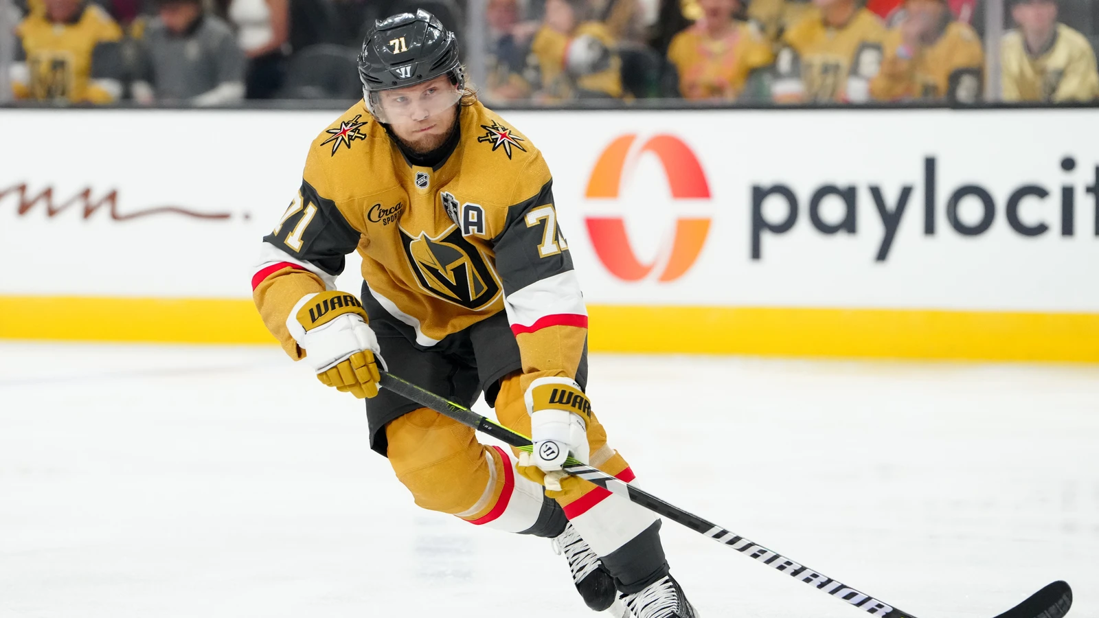 File photo: Vegas Golden Knights centre William Karlsson skates against Carolina at T-Mobile Arena in Las Vegas on June 6, 2026.