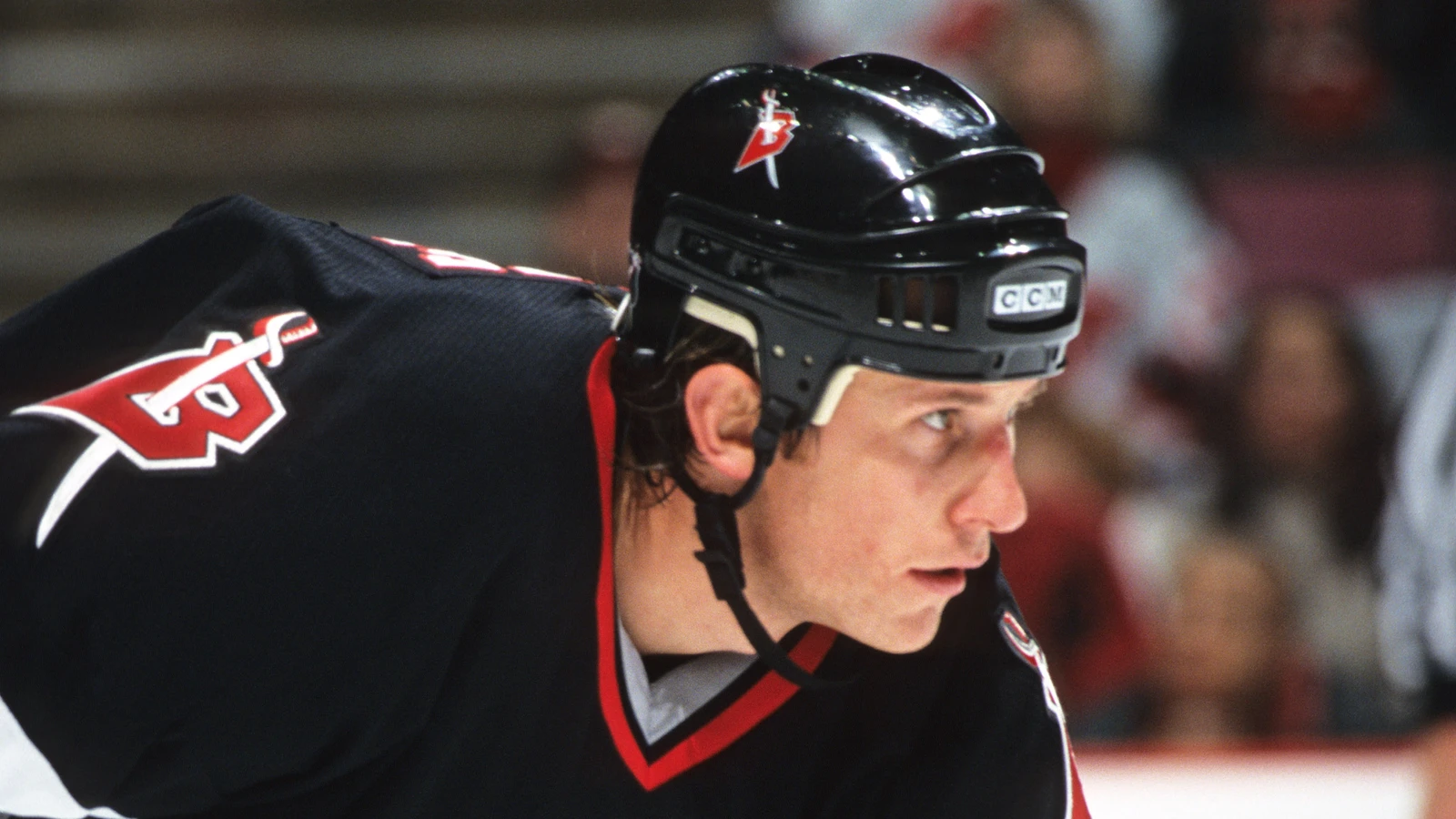 Buffalo Sabres defenseman Jay McKee in action against the New Jersey Devils on October 27, 2001. File photo.