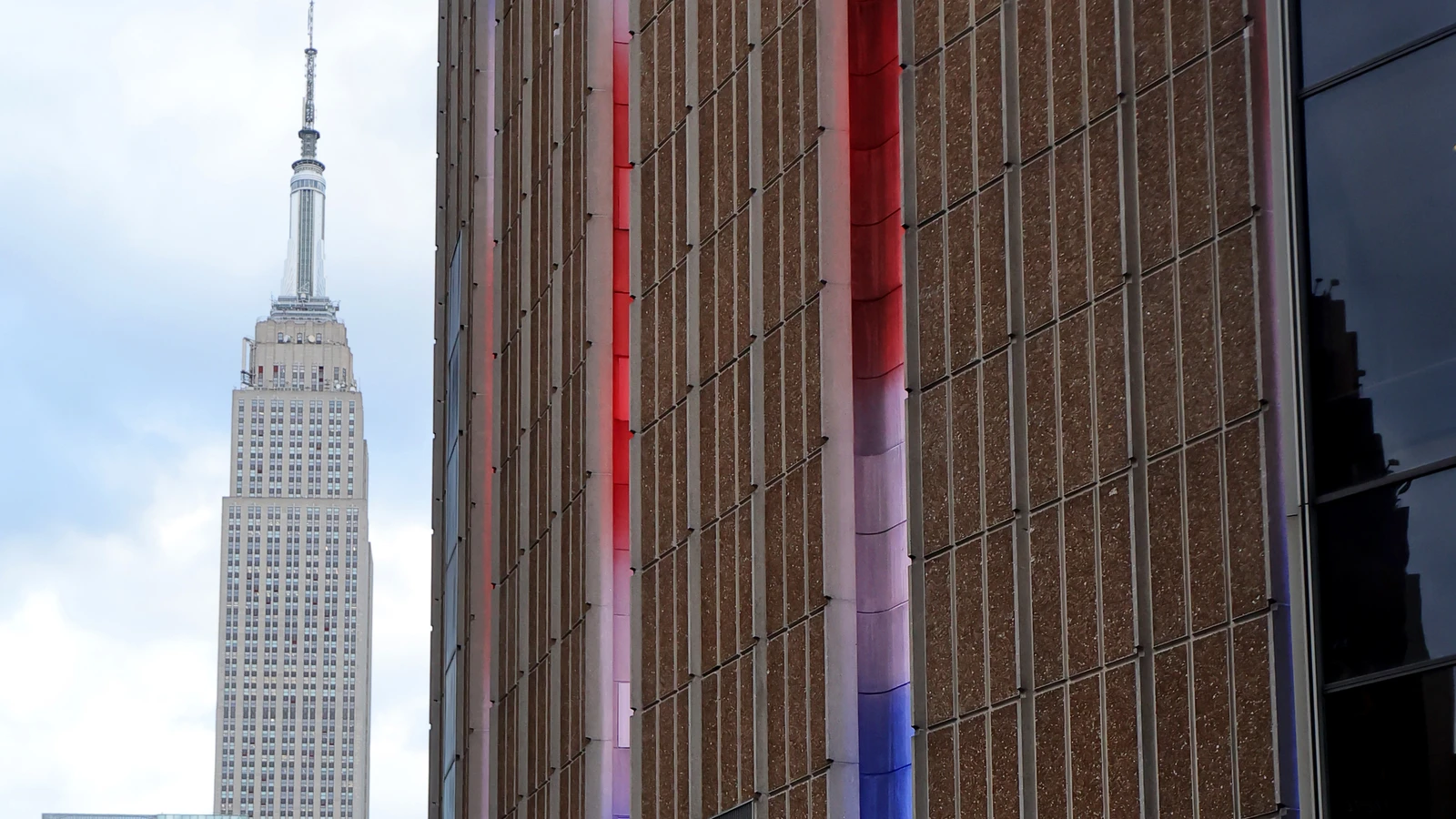Exterior view of the Empire State Building and Madison Square Garden before the New York Rangers–Minnesota Wild game on October 20, 2025. Emma Peschel and the New York Sirens are not pictured. File photo.